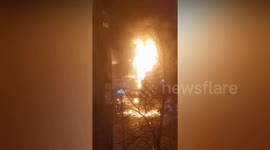 Fire engulfs shopping centre in Russia across border from Ukraine
