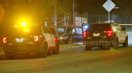 US, Los Angeles: El Sereno Car Shooting Crash