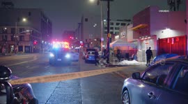 US, Los Angeles: Downtown Los Angeles Fatal Shooting
