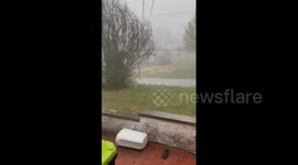 US: Severe Storms Batter Kentucky With Hail and Strong Winds 2