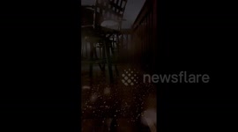 US: Severe Storms Batter Kentucky With Hail and Strong Winds