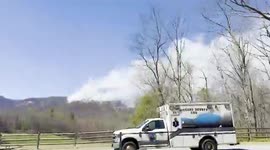 US: Table Rock State Park Fire Continues to Burn in South Carolina