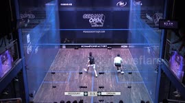 Victor Crouin and Amanda Sobhy win Germany Squash Open