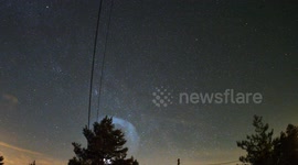 Skywatchers stunned as jaw dropping glowing spiral appears over Europe