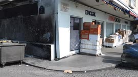 Hypercacher victim of the terrorist attack on 9 January 2015. (Image of the 25 March 2025, one week after a second attack, a criminal fire). Paris, France, Porte de Vincennes.