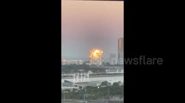 Miami Sunset Reflects In South Beach Windows