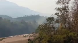 Airstrikes and drone attacks reported along Thai-Myanmar border