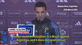 Raphinha did not need to 'hype up' Argentina versus Brazil clash, says Lionel Scaloni after his side's 4-1 victory