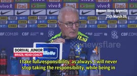 'This might be my toughest moment, but I never give up' - Dorival Junior after Brazil are humbled 4-1 by Argentina