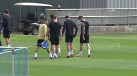 Yamal leads Barca training as they prepare to face Osasuna in La Liga