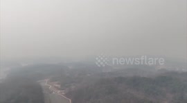 South Korea: Smoke From Wildfires In Andong 1