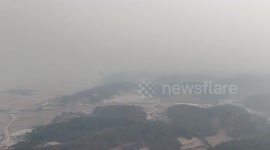 Wildfire Smoke Spreads Across Gyeongbuk, South Korea, Amid Deadly Blaze