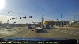 Pipes Fall From Truck