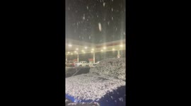 Heavy Snowfall in Texas