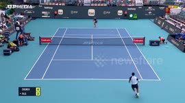 Fils shocks top seed Zverev to reach Miami quarter-finals
