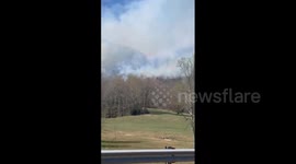 US: Table Rock State Park Fire Continues to Burn in South Carolina 2