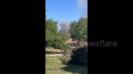 US: Brush Fire Near I-75 in Naples, Florida Prompts Evacuation 2