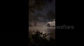 US: Hail Pelts DFW Area in Texas Amid Severe Thunderstorm Warning 6