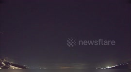 SpaceX rockets seen spinning across night sky in Spain