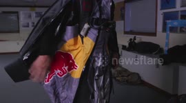 On a wing(suit) and a prayer - Skydive sensation Sebastian Alvarez breaks three world records during daring challenge