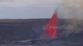 US: Hawaii’s Kilauea Volcano Launches Lava Fountains 180 Metres High
