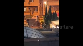 Israeli forces storm a residential building during a raid on Rafidia neighborhood, west of Nablus