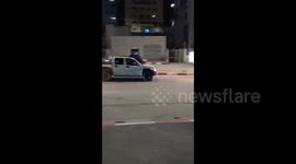 Israeli forces raid the city of Nablus through the Surra checkpoint