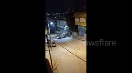Israeli forces storm the town of Beit Furik, east of Nablus, in the West Bank