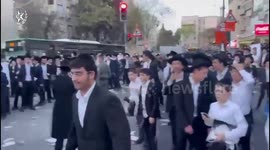Israel: A protest rally turned into a disturbance with objects and stones thrown at police officers and Border Guard soldiers