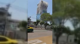 Thailand: Bangkok Hit by Devastating Earthquake, Construction Tower Collapses