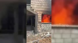 Lebanon: Fire Erupts in Khiam After Israeli Phosphorus Bomb Attack