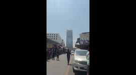 Apartment block collapses during earthquake burying 43 workers in Bangkok