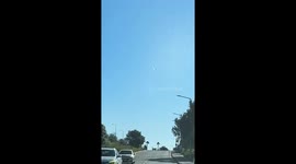 Meteor-like object seen streaking across sky in Portugal leaving filmer baffled