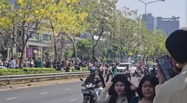 Myanmar earthquake: Evacuations and panic on streets of Bangkok