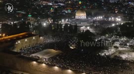 Israel: An intensive security presence in Jerusalem for the last Friday prayer of Ramadan