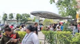 Shocked shoppers flee from mall during Thailand earthquake