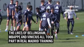 Jude Bellingham, Kylian Mbappe, Vinicius Junior lead Real Madrid training as the club gets back to business ahead of La Liga return