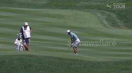 Nakajima makes four birdies in a row as he leads after the second day in New Delhi