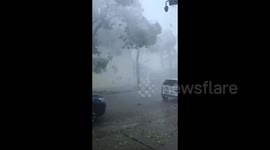 Argentina: A fierce storm lashed the Argentine provinces of Córdoba and Santa Fe with hurricane-force winds