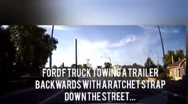 Towing a trailer with a jockey strap.. oops