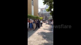 Thailand: People Flee Outside After M7.7 Quake Strikes Bangkok