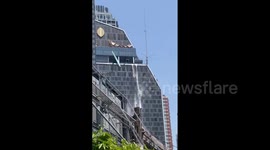 Thailand: Magnitude 7.7 Earthquake Strikes Bangkok, Water Cascades From Skyscraper 3