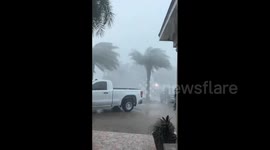 US: Sever Thunderstorms Batter Rio Grande Valley, South Texas