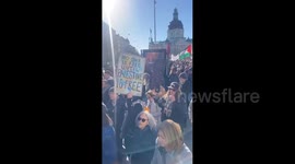 Sweden: Protesters took to the streets of Stockholm, Sweden, in solidarity with Palestine