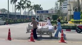 Pattaya hospitals evacuated amid Thailand earthquake chaos