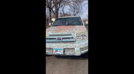 Trio Of Sticker Cars