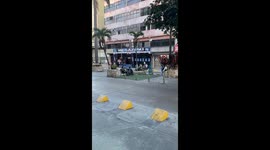 Man Hangs Out With Statues Of Nazoa Brothers