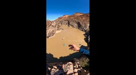 Flipping off 90Ft