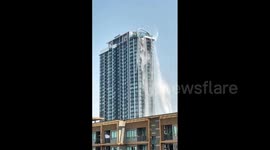 Thailand: Magnitude 7.7 Earthquake Strikes Bangkok, Water Cascades From Skyscraper 6