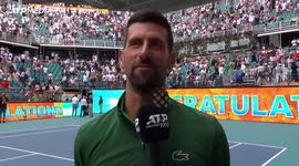 Djokovic 'going to go all in' for 100th title in Miami final
